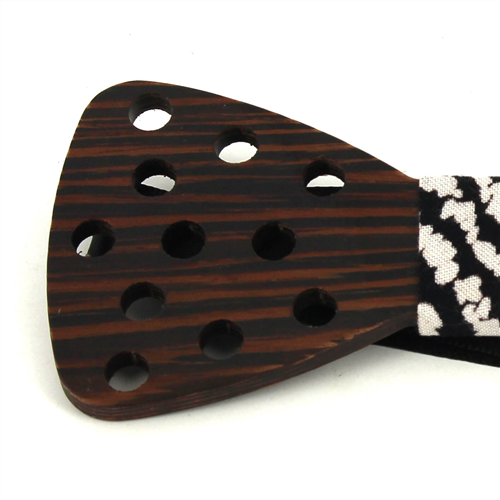 Pajarita Madera Agujeros Pequeños