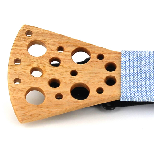 Pajarita Madera Agujeros Pequeños