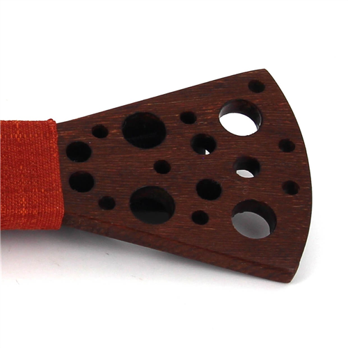 Pajarita Madera Agujeros Pequeños