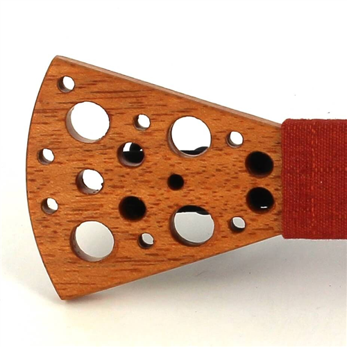 Pajarita Madera Agujeros Pequeños