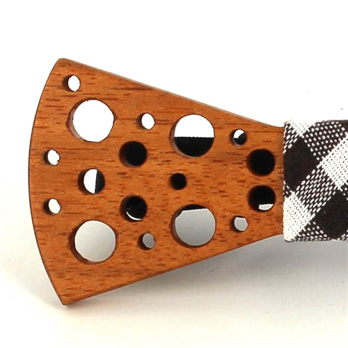 Pajarita Madera Agujeros Pequeños