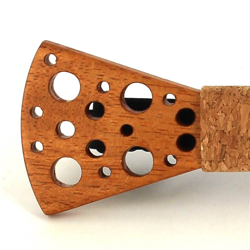 Pajarita Madera Agujeros Pequeños