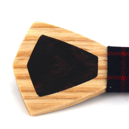 Pajarita Madera Bicolor