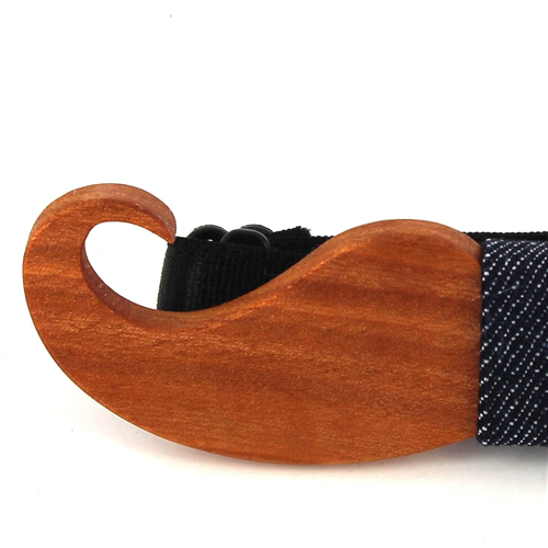 Pajarita Madera Bigote