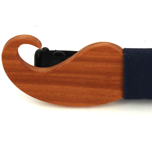 Pajarita Madera Bigote