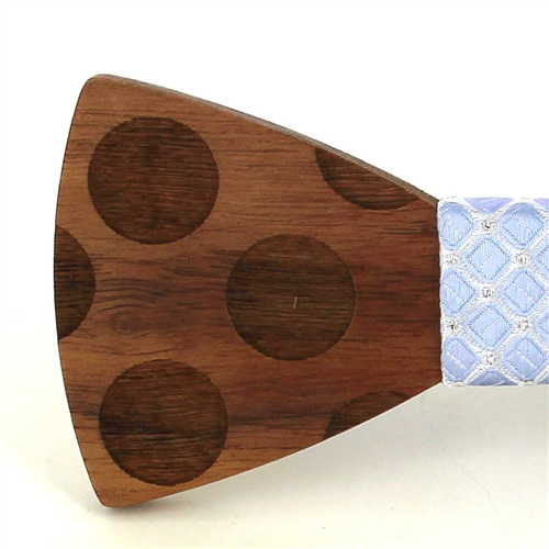 Pajarita Madera Círculos