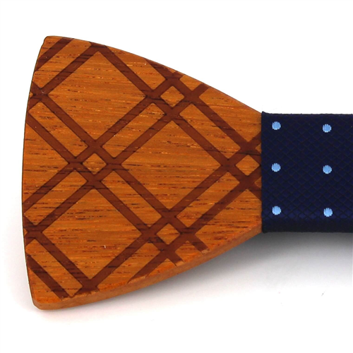 Pajarita Madera Cuadros