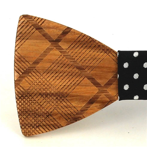 Pajarita Madera Cuadros