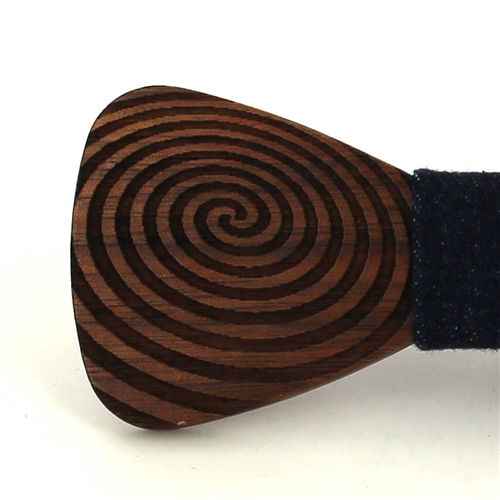 Pajarita Madera Espiral