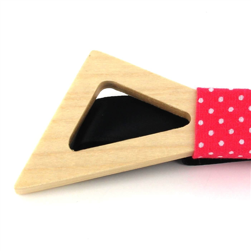 Pajarita Madera Hueca Lazo