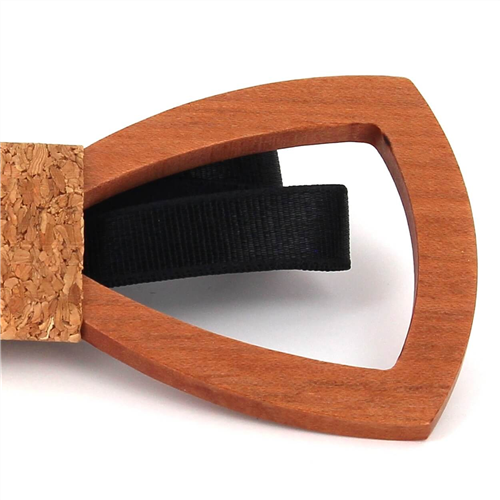 Pajarita Madera Hueca Redondeada