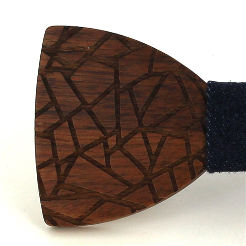 Pajarita Madera Lineas