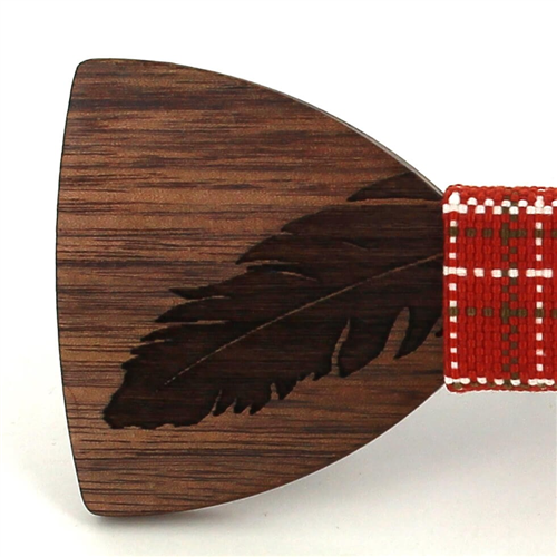 Pajarita Madera Pluma