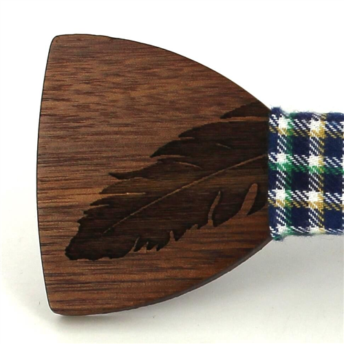 Pajarita Madera Pluma