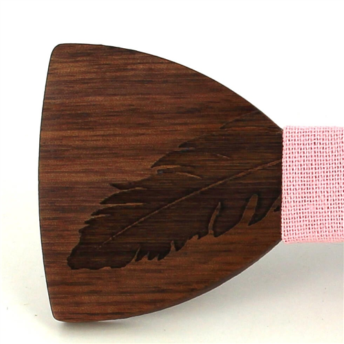 Pajarita Madera Pluma