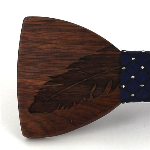Pajarita Madera Pluma