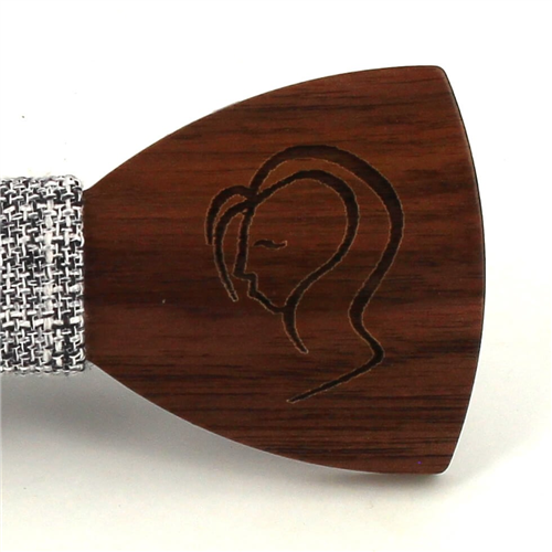 Pajarita Madera Zodiaco Virgo