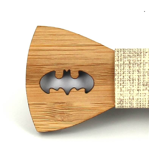 Pajarita Niños Bambú Hueca Batman