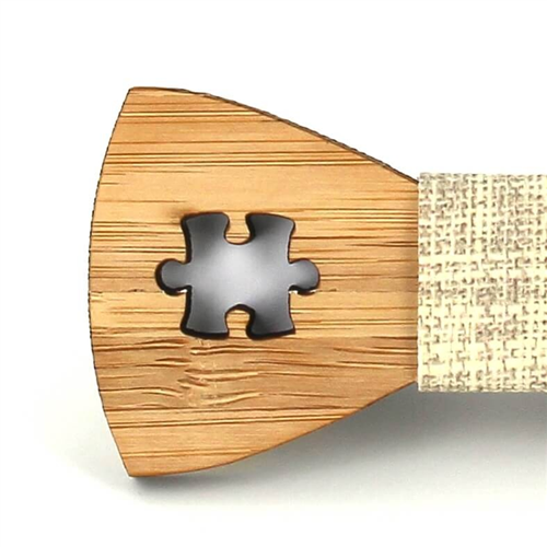 Pajarita Niños Bambú Hueca Puzzle