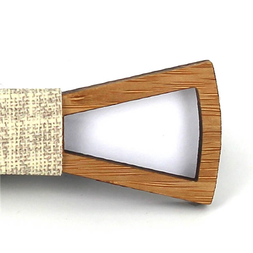 Pajarita Niños Bambú Hueca Triangular