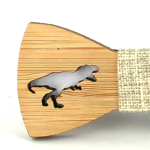 Pajarita Niños Bambú  Hueca Tyrannosaurus Rex