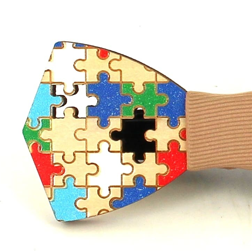 Pajarita Niños Bambú Puzzle