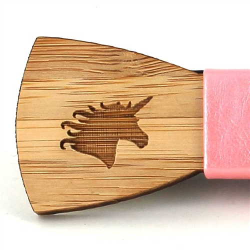 Pajarita Niños Bambú Unicornio