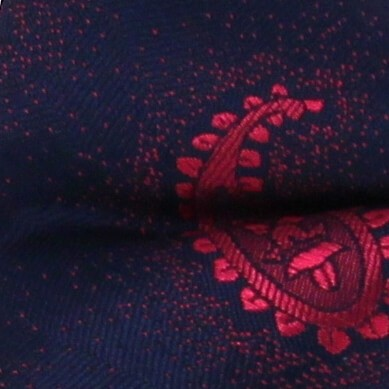 Pajarita Paisley Azul