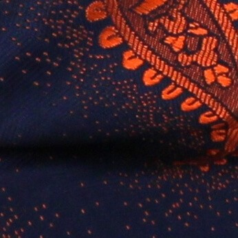 Pajarita Paisley Azul