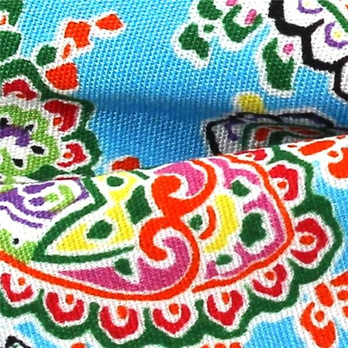 Pajarita Paisley Azul Celeste