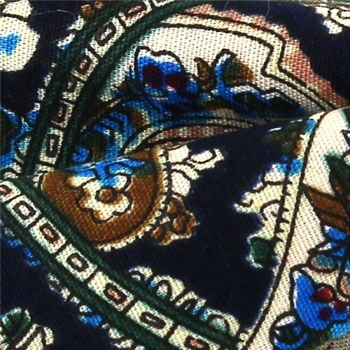 Pajarita Paisley Azul Oscuro