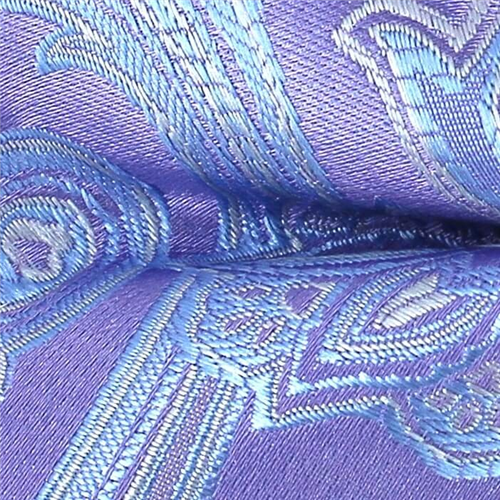 Pajarita Paisley Lila y Celeste