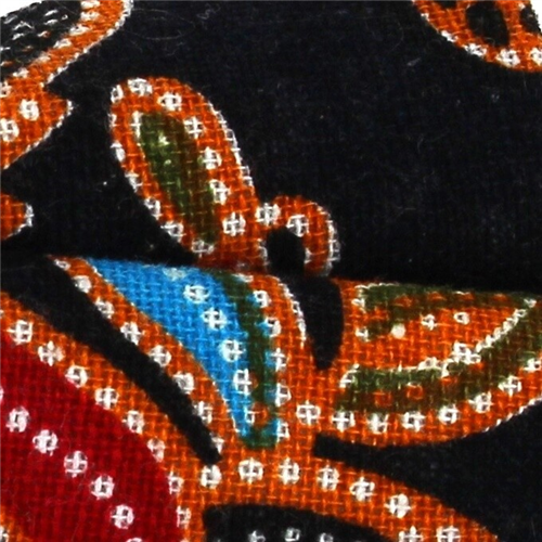 Pajarita Paisley Negra