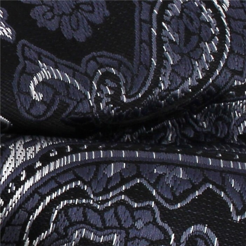 Pajarita Paisley XL Gris