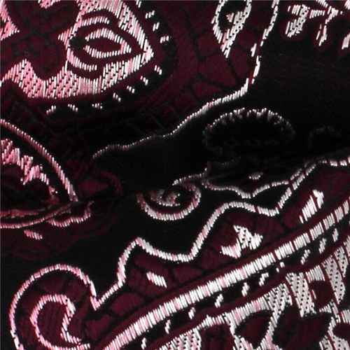 Pajarita Paisley XL Rojo Burdeos