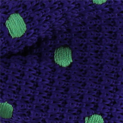 Pajarita Punto Morada Lunares Verdes