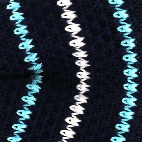 Pajarita Punto Rayas Finas Azul