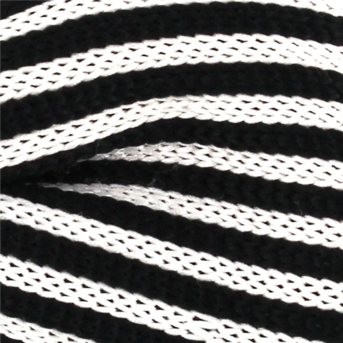 Pajarita Punto Rayas Negra y Blanca