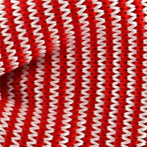 Pajarita Punto Rayitas Roja y Blanca