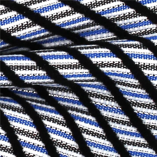 Pajarita Rayas Brillante Azul y Gris