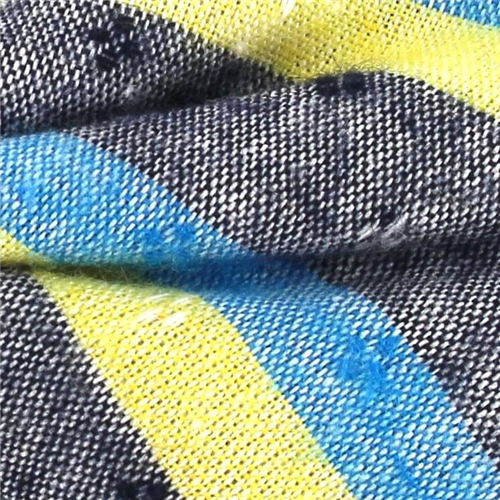 Pajarita Rayas Gris, Azul Claro y Amarilla