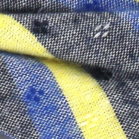 Pajarita Rayas Gris, Azul y Amarilla