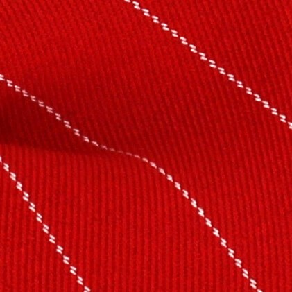 Pajarita Roja Rayas Blancas