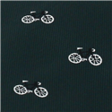 Corbata Estrecha Bicicletas Verde