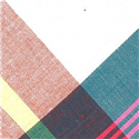 Corbata Estrecha de Cuadros Multicolor