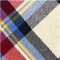 Corbata Estrecha de Cuadros Multicolor