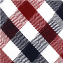 Corbata Estrecha de Cuadros Tricolor