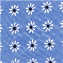Corbata Estrecha Estampada Azul Floral