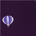 Corbata Estrecha Globos Morada