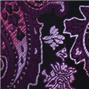 Corbata Estrecha Paisley Morada